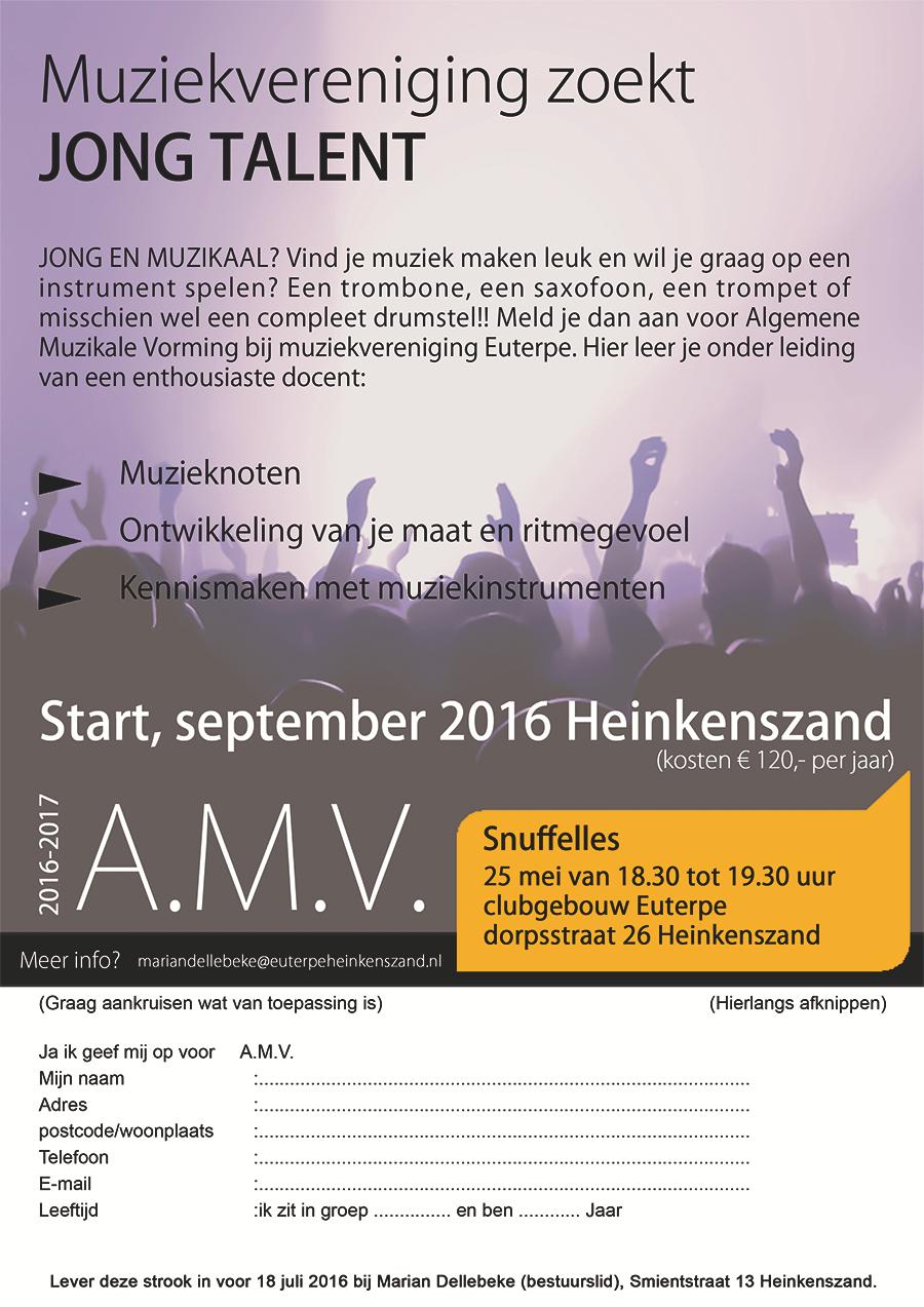 Snuffelles voor nieuwe AMV-leerlingen