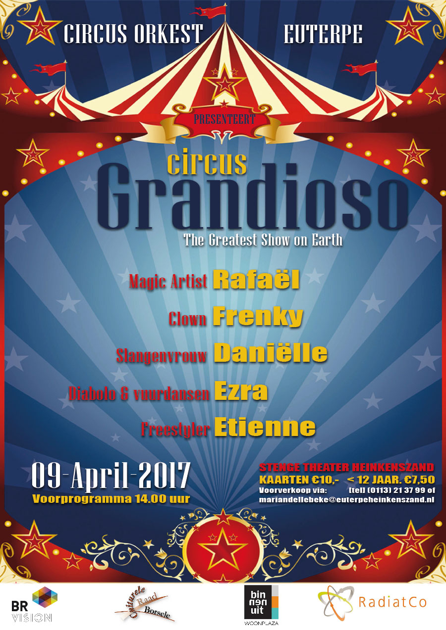 Euterpe presenteert Circus Grandioso